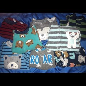 Carter’s Fleece Footie Pajamas Set Baby Boy 12 mo